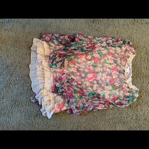Super cute floral Sundance top